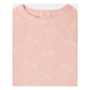 Bonpoint - Pijama de algodón orgánico Tif | Rosa empolvado