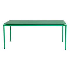 Petite friture - Mesa rectangular Fromme para exterior - 8 personas | Verde menta