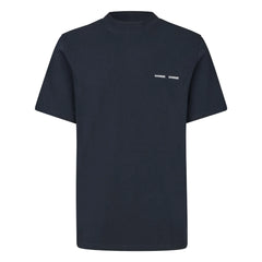 Samsoe Samsoe - Norsbro 6024 Camiseta de Algodón Orgánico | Azul Oscuro
