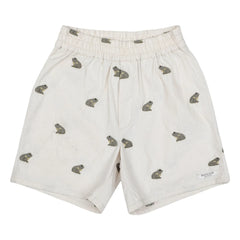 Donsje - Pantalones cortos de lino Olivier Frogs | Blanco roto
