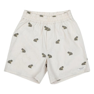 Donsje - Pantalones cortos de lino Olivier Frogs | Blanco roto