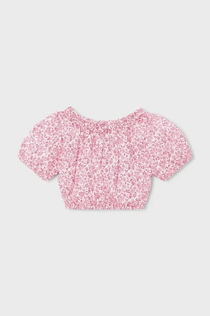 Blusa de algodón para niña Mayoral