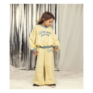 Mini Rodini - Sudadera Vuelta a la Luna y el Sol de Algodón Orgánico | Amarillo