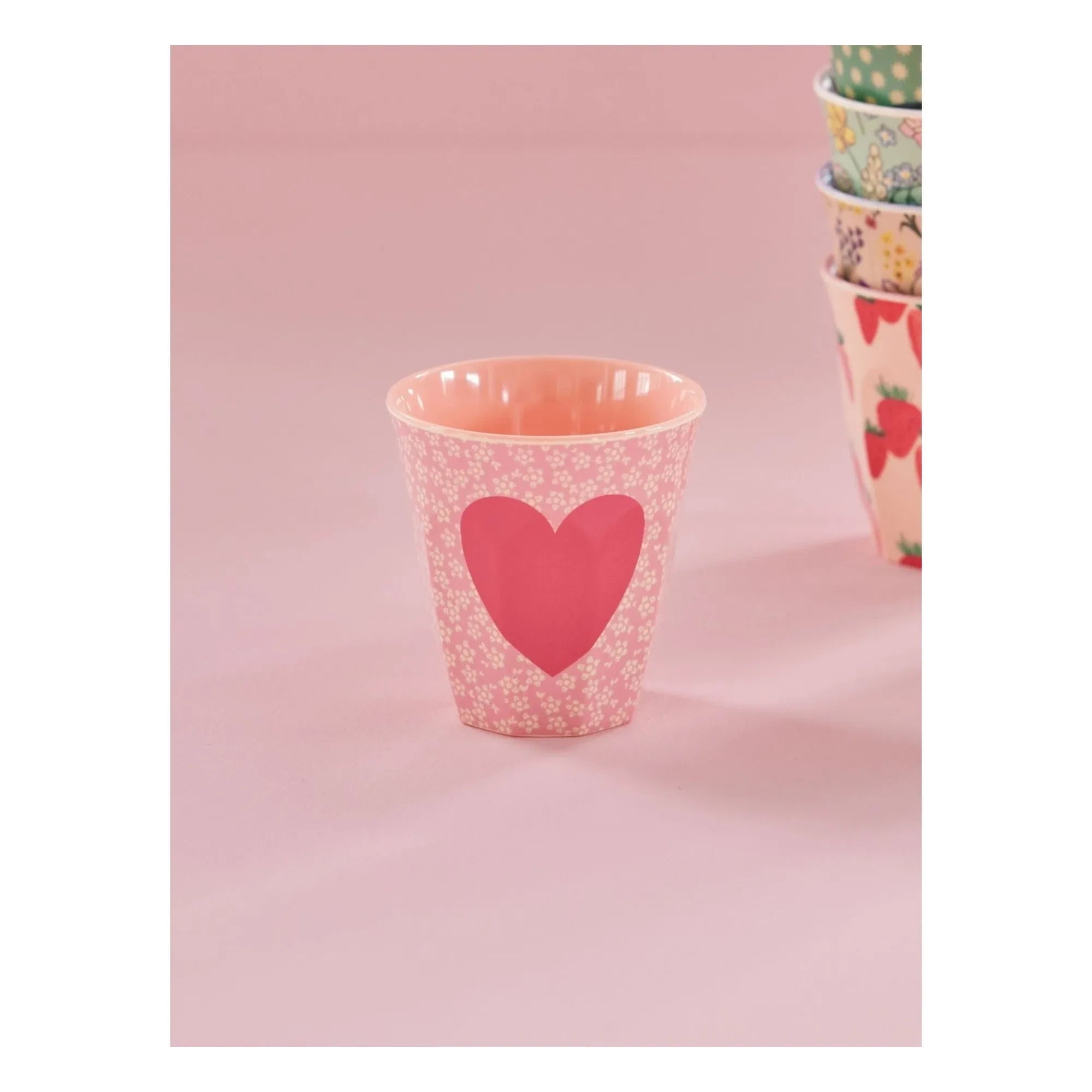 Arroz - Vaso Corazón | Rosa