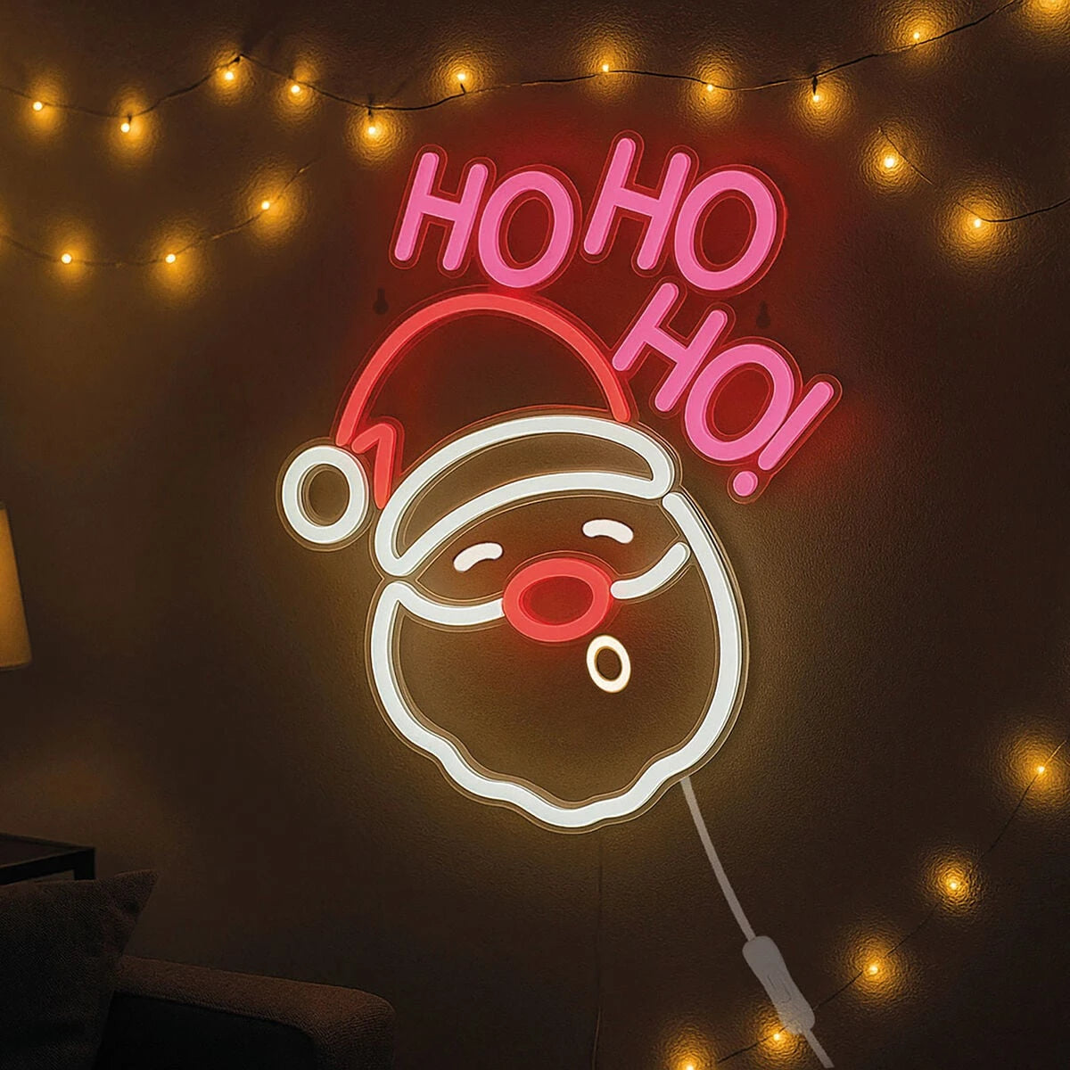 Legami - Lámpara LED de efecto neón - Santa Claus - Es un signo