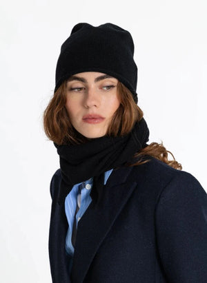 Smallable Woman - Gorra de Merino Clocker | Negro
