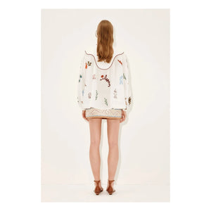 Alémais - Blusa bordada Mina | Blanco