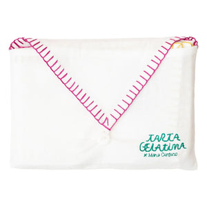 Gelatina de tarta - Servilletas bordadas - Juego de 4