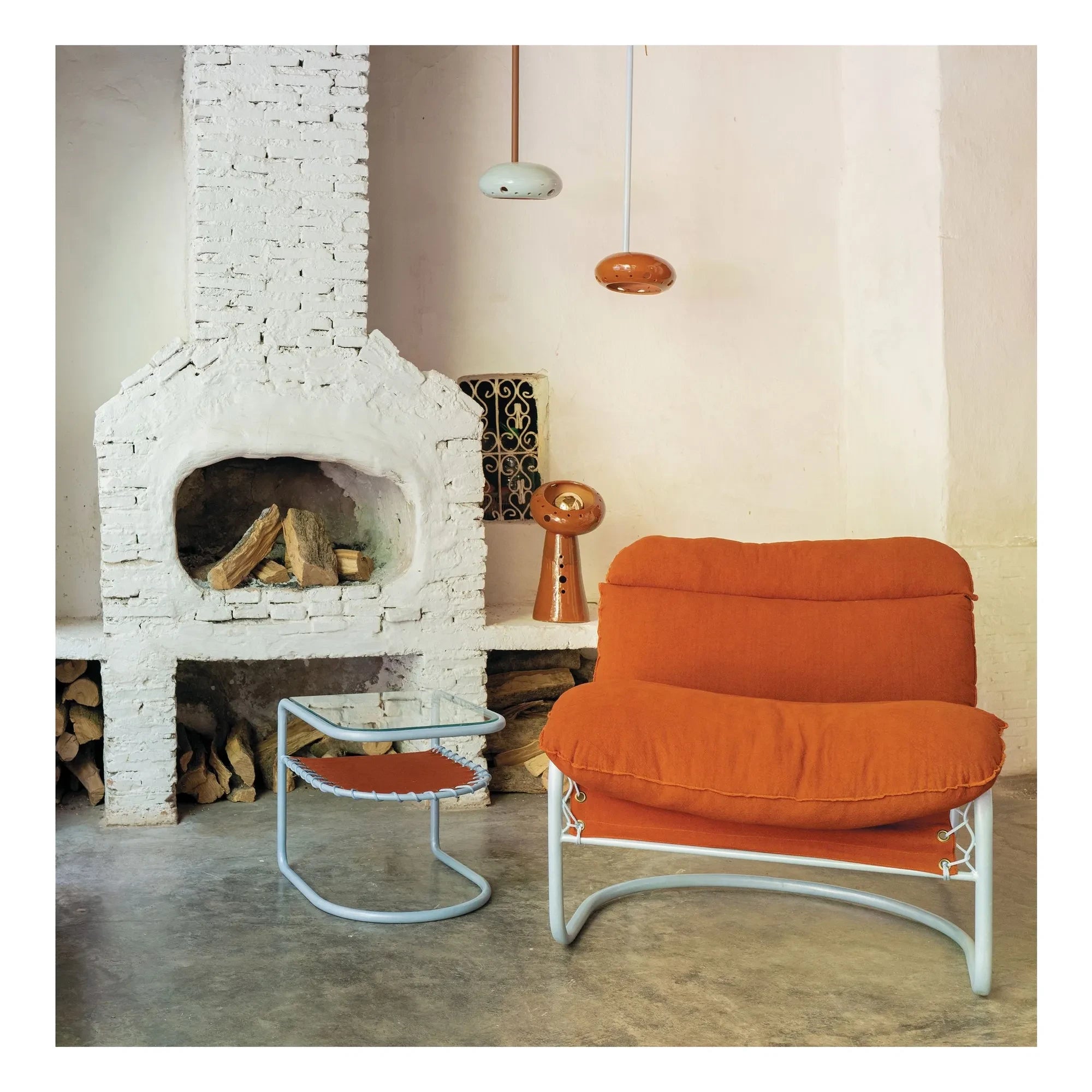 Honoré - Sillón de interior Campo | Rojo ladrillo
