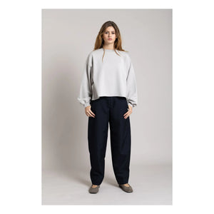 Smallable Woman - Sudadera de algodón orgánico Bria | Gris perla