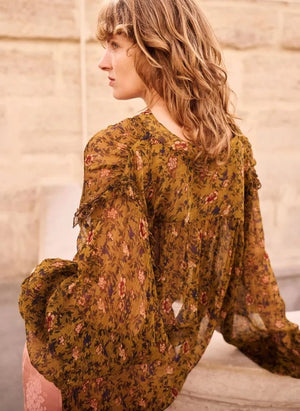 Mes Demoiselles - Blusa Ascent | Mostaza
