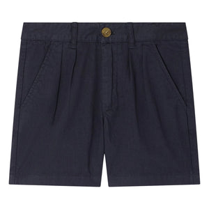 Bonpoint - Pantalón corto Charles de algodón orgánico | Azul marino