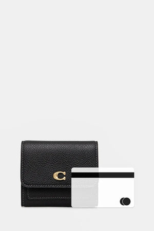Monedero de cuero Coach para mujer