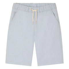 Bonpoint - Elgar Organic Cotton Chambray Shorts | Light blue