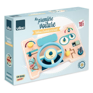 Vilac - Mi primer coche Tarjeta de actividad y aprendizaje