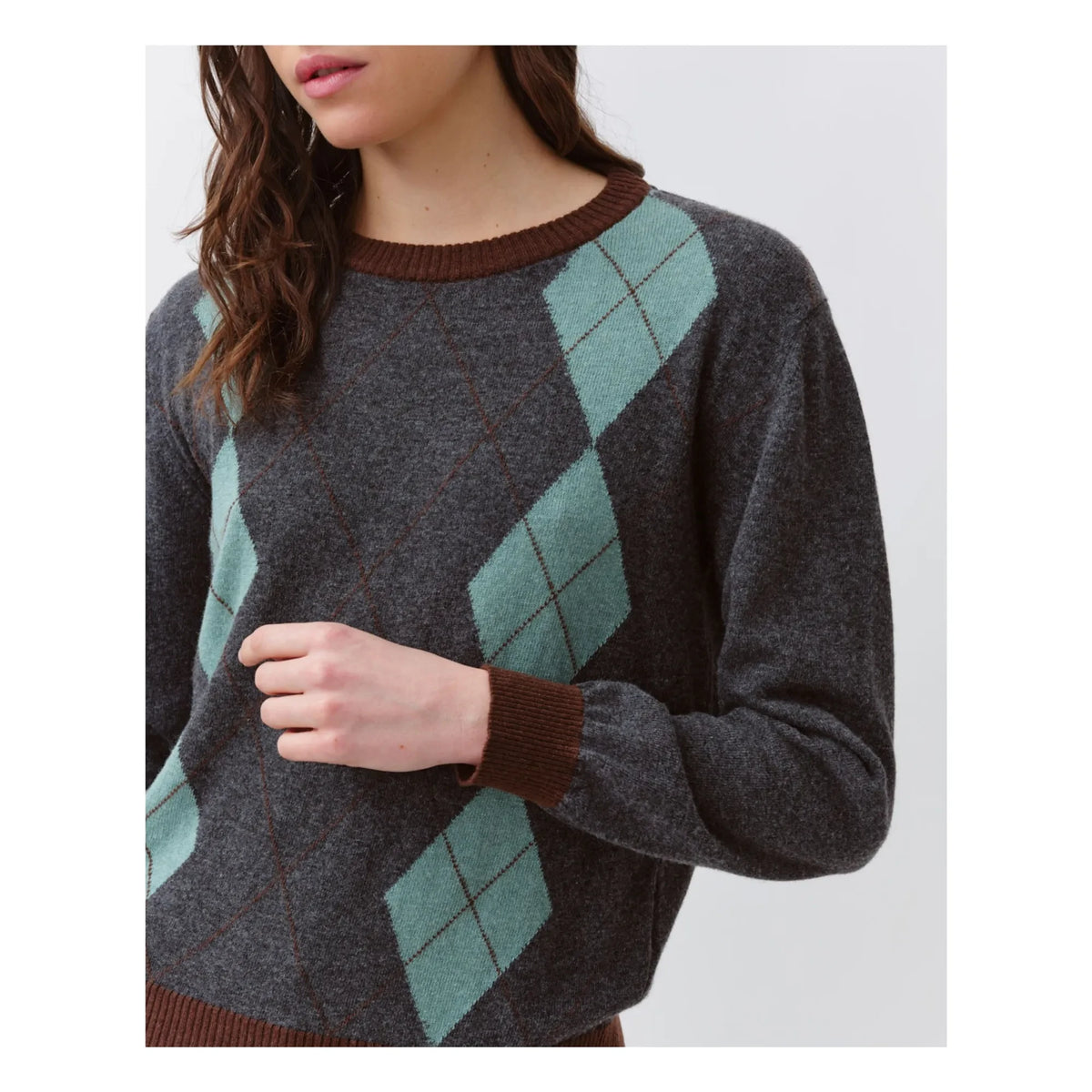 Diega - Jersey de Lana "Pasteo" | Gris