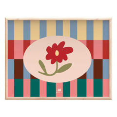 Ma petite vie - Póster floral gráfico