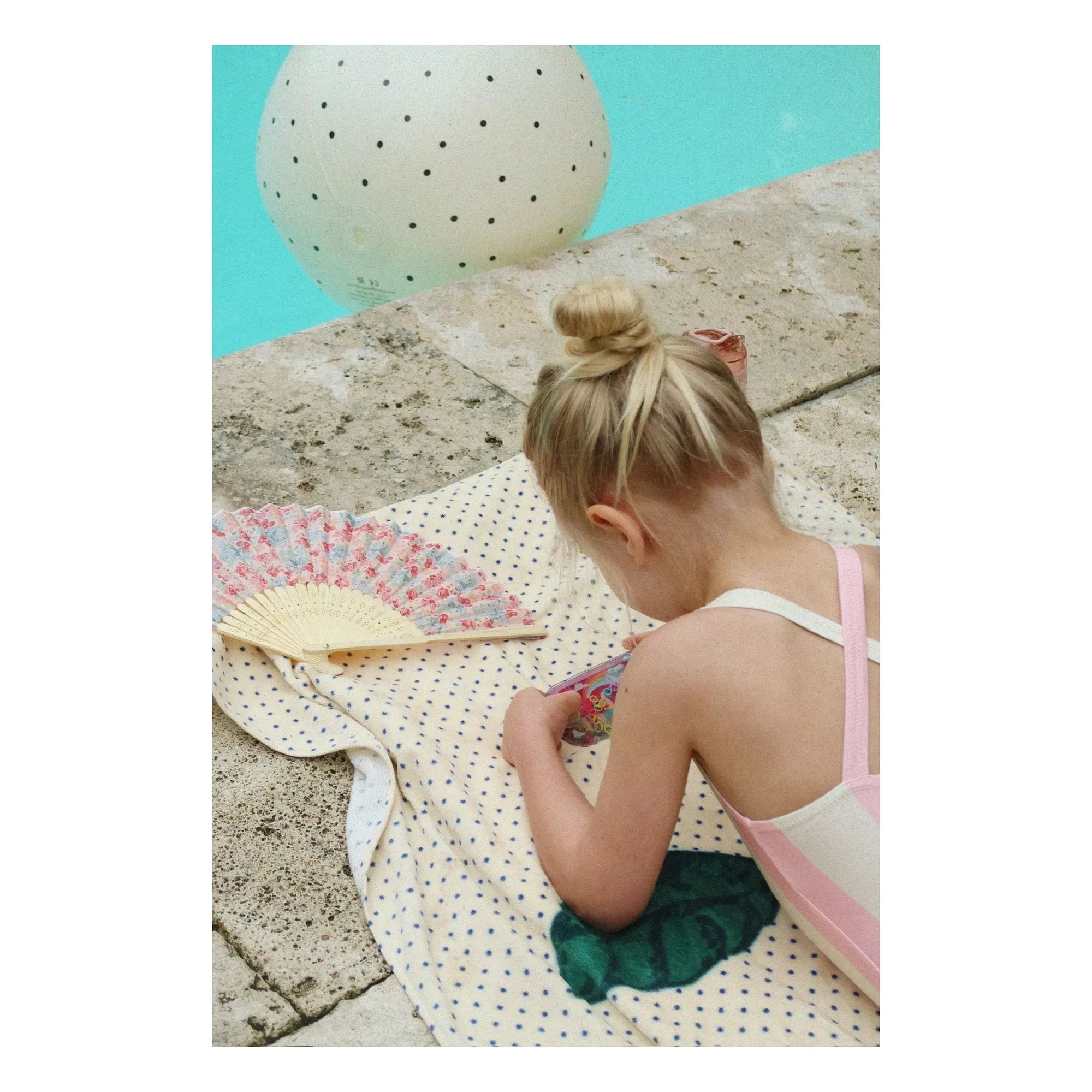 Konges Sløjd - Toalla de playa cereza | Beige