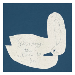 Tinycottons - Camiseta cisne de algodón orgánico | Azul marino