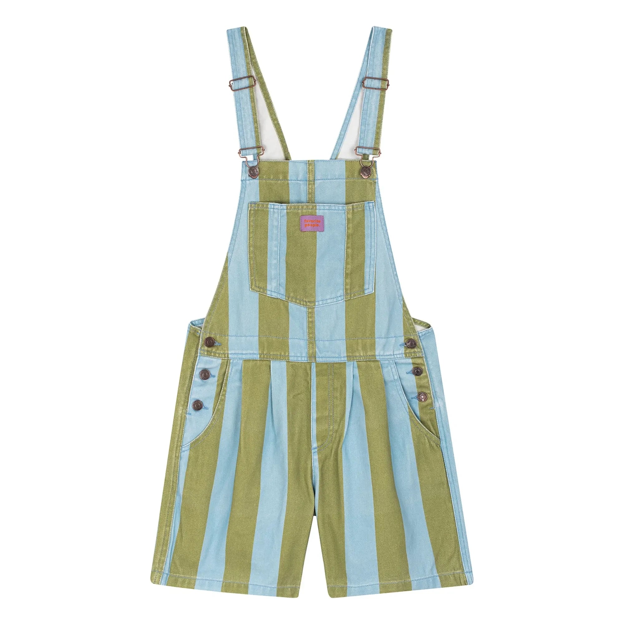 Favorite People - Petos Cortos de Rayas Ravioli - Colección Mujer | Olive