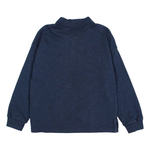 Búho - Polo de algodón orgánico | Azul marino
