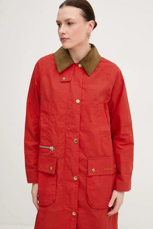 Chaqueta Larga de Algodón Hollington Barbour para Mujer
