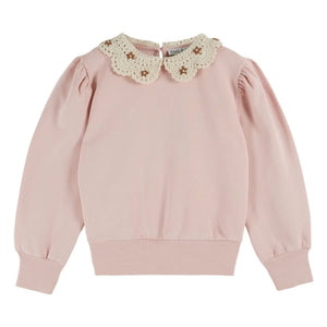 Emile et Ida - Sudadera Claudine Yaka de Algodón Orgánico | Rosa