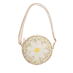 Rockahula Kids - Bolso redondo con flores | Crudo