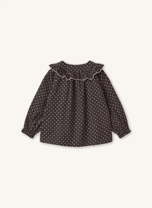 Fliink - Blusa de Lunares Dolly | Marrón