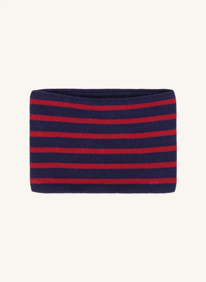 Petit Bateau - Gargantilla de algodón orgánico a rayas | Azul noche