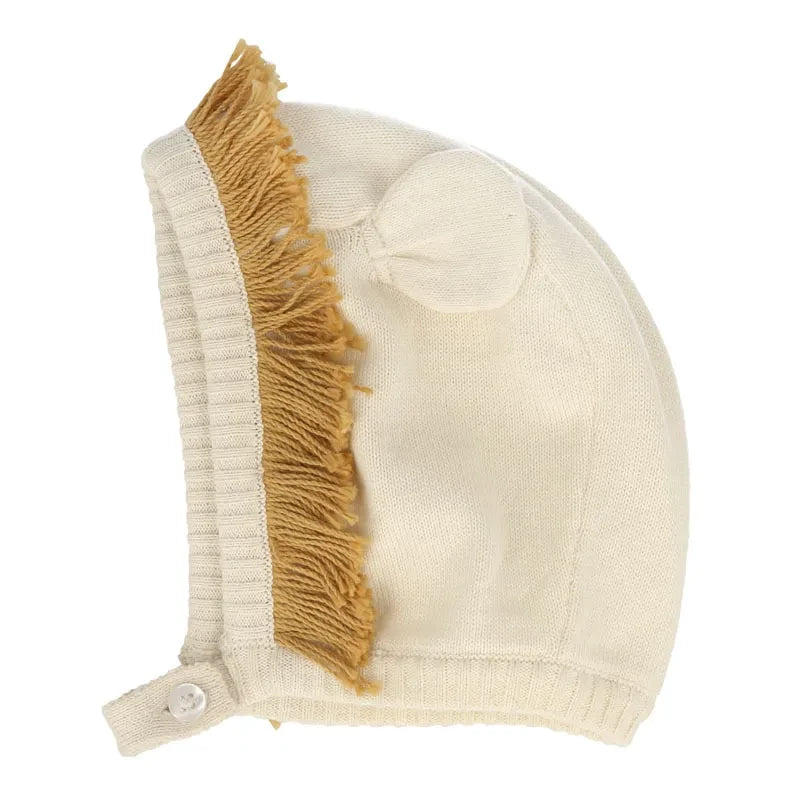 Meri Meri - Gorro de león de algodón orgánico | Natural