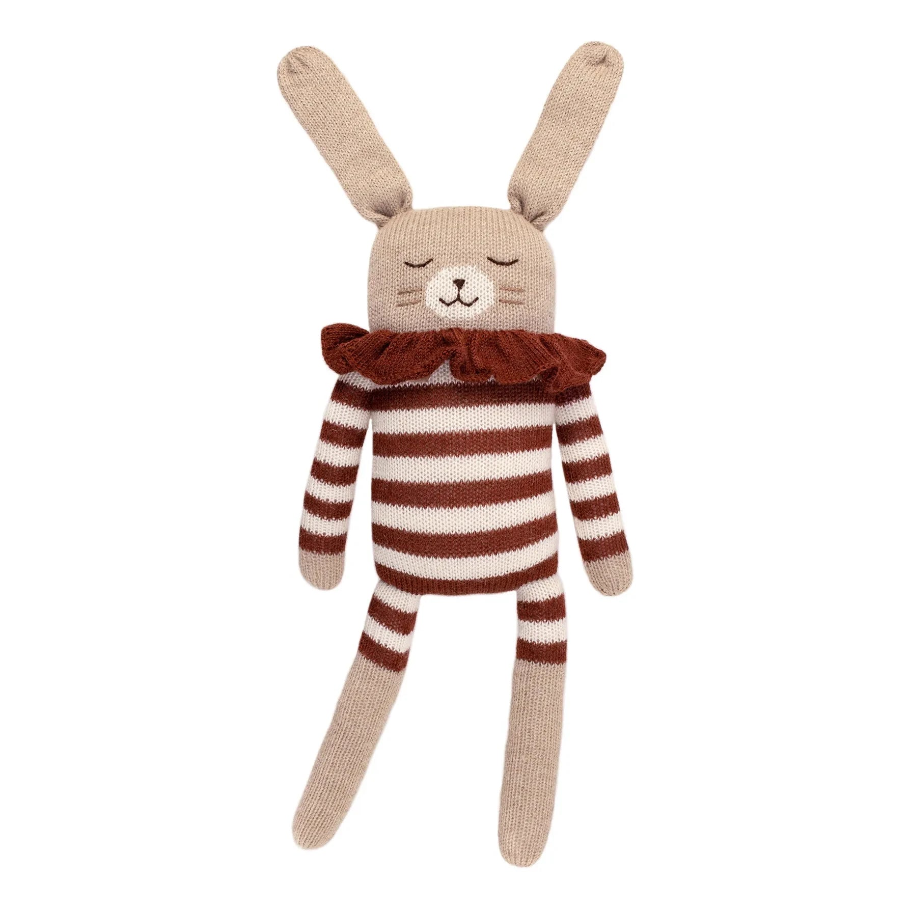 Main Sauvage - Conejo grande de peluche con rayas | Siena