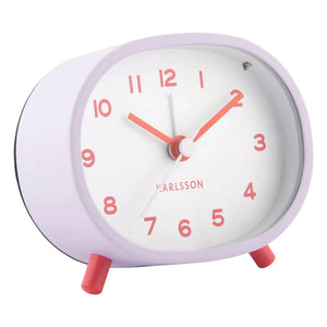 Present Time - Elegante despertador | Morado