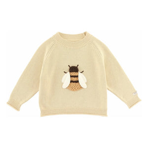 Donsje - Sudadera de algodón orgánico Valenthe Abeille | Amarillo claro