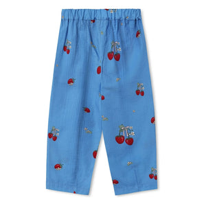 Fliink - Pantalón Manzana Fresa | Azul celeste