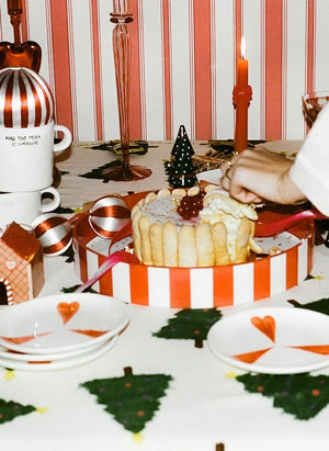 Anna + Nina - Adorno Navideño Casa de Jengibre | Marrón