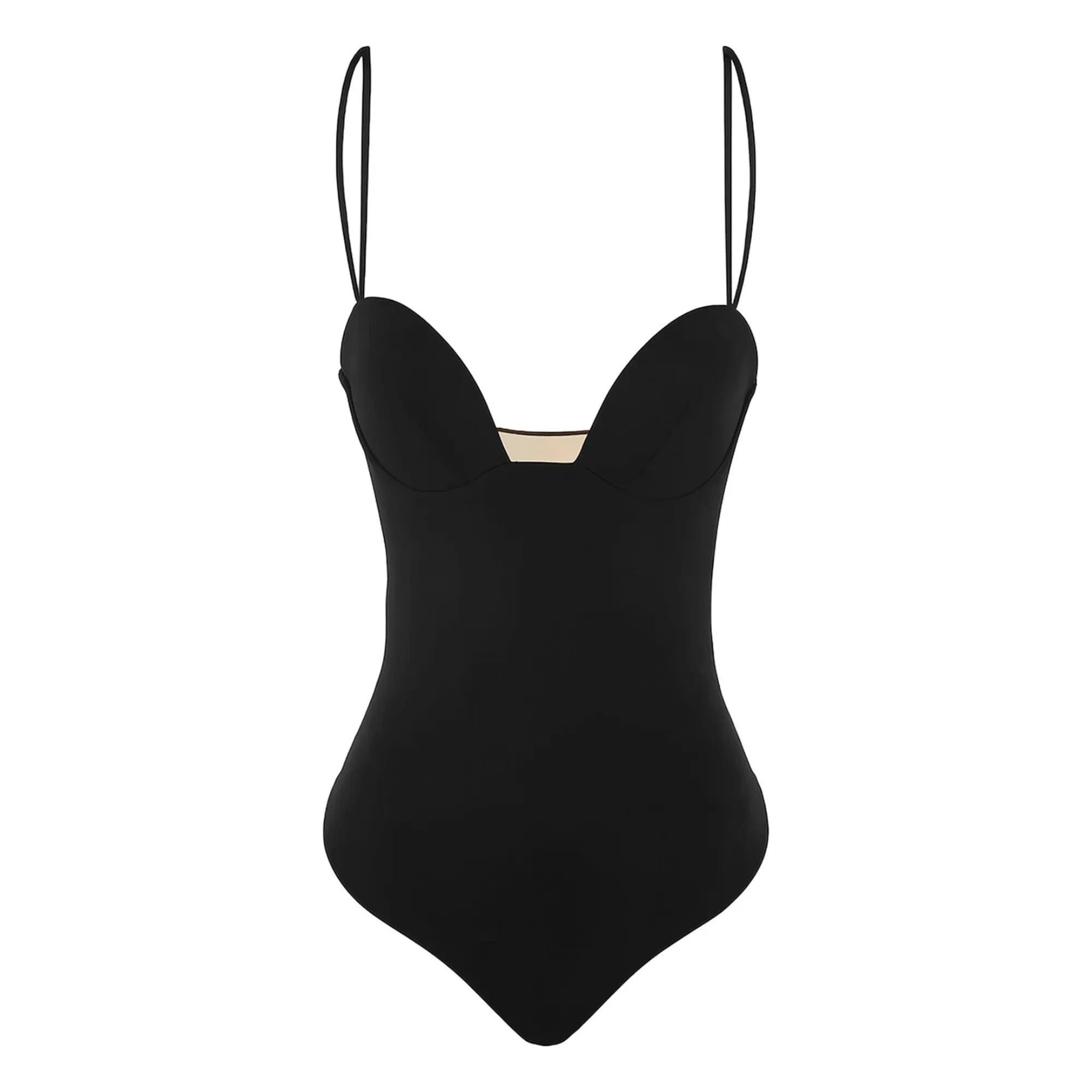 Vanessa Sposi - Traje de baño balconette de una pieza | Negro