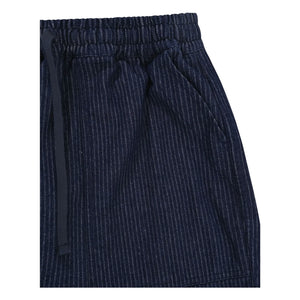 Kappy - Pantalones a rayas de denim desgastado | Índigo