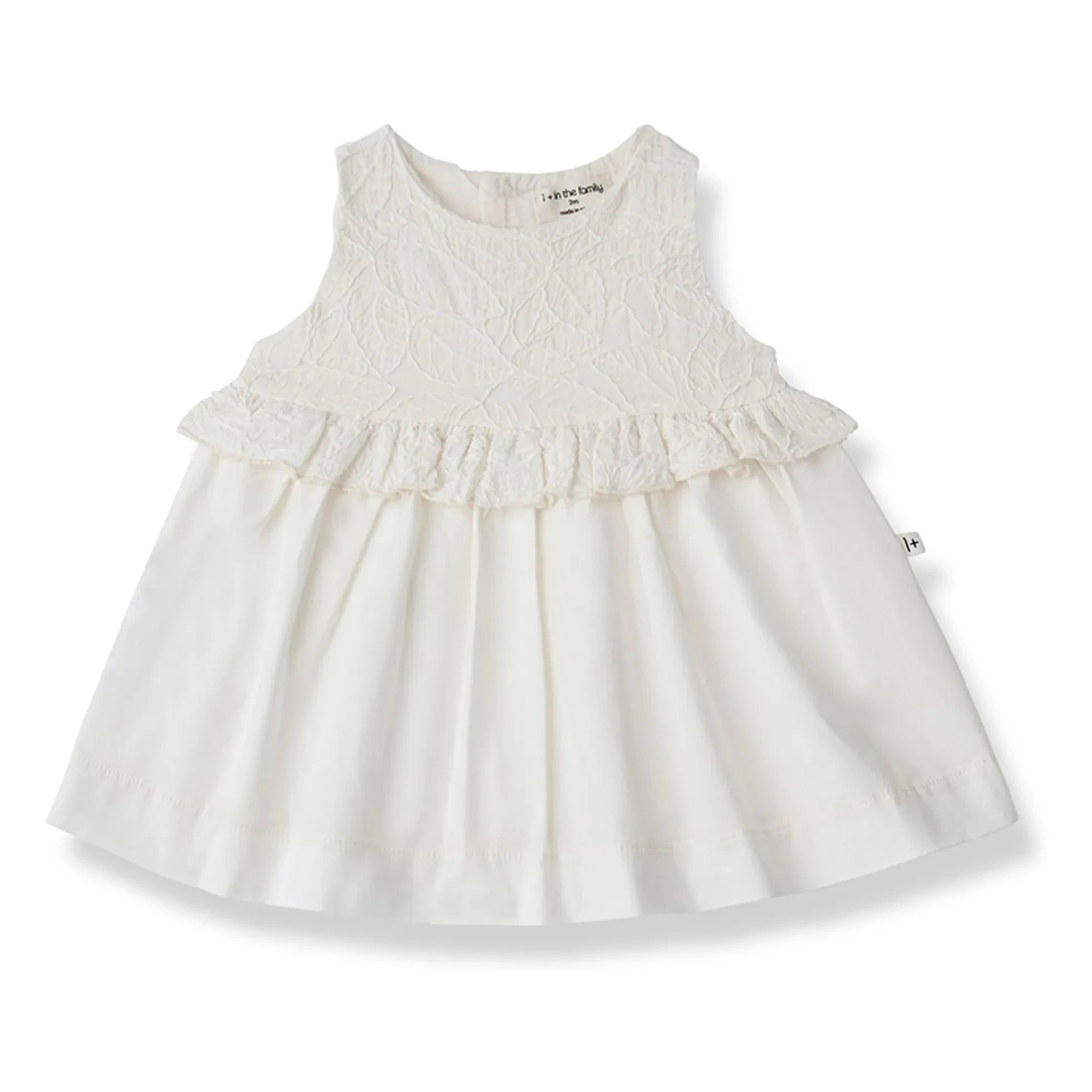 1+ in the family - Vestido Bordado Cadaqués | Blanco