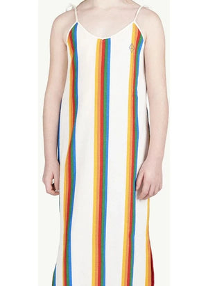 The Animals Observatory - Vestido a Rayas Hummingbird | Blanco