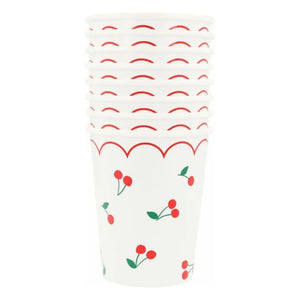 Meri Meri - Vasos de Cerezas - Juego de 8