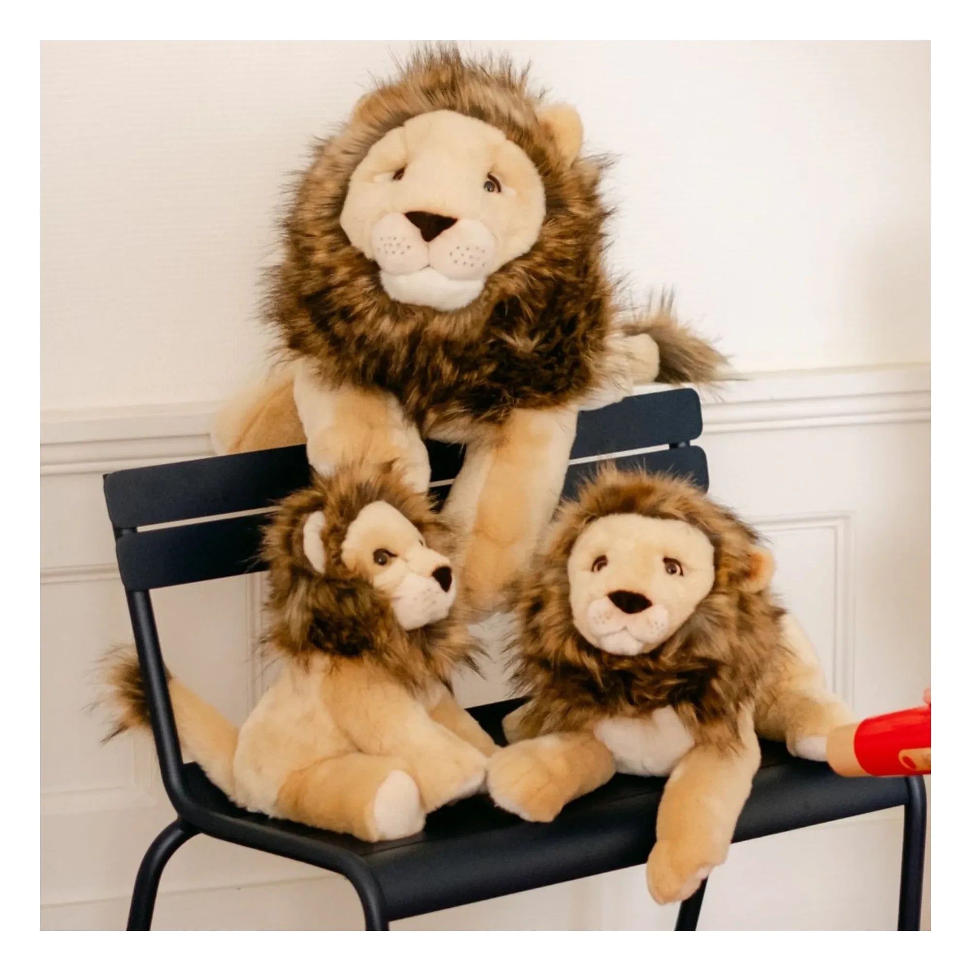 La Pelucherie - Peluche Melchior Aslan 30 cm | Beige