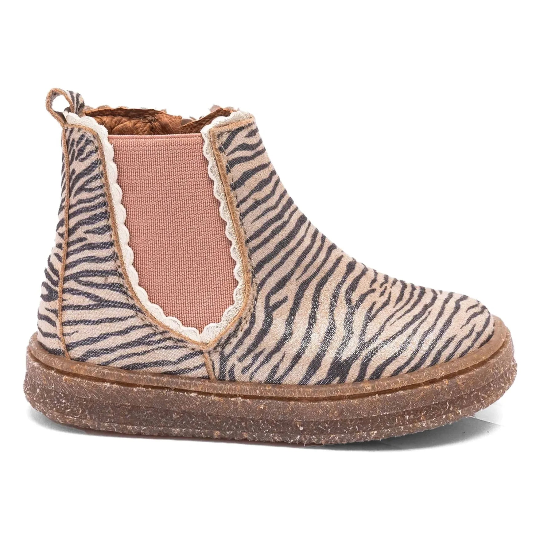 bisgaard - Botas Siggi con purpurina | Beige