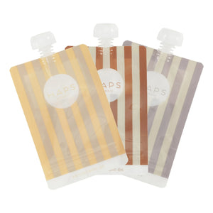 Haps Nordic - Botellas reutilizables - Set de 3 | Beige