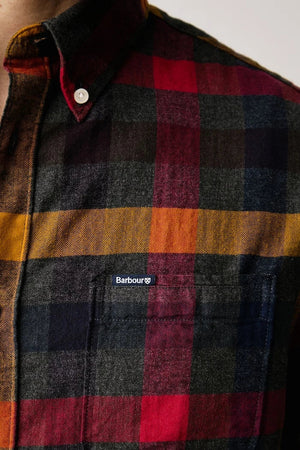 Camisa Danloch de algodón para hombre Barbour