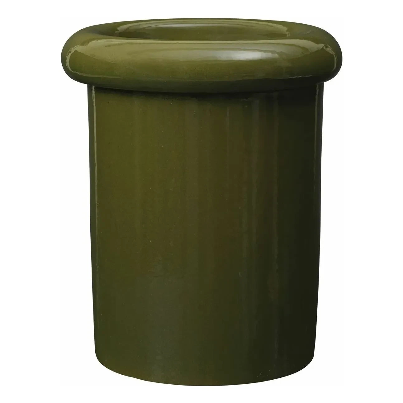 Ferm Living - Maceta Rollo | Verde oscuro