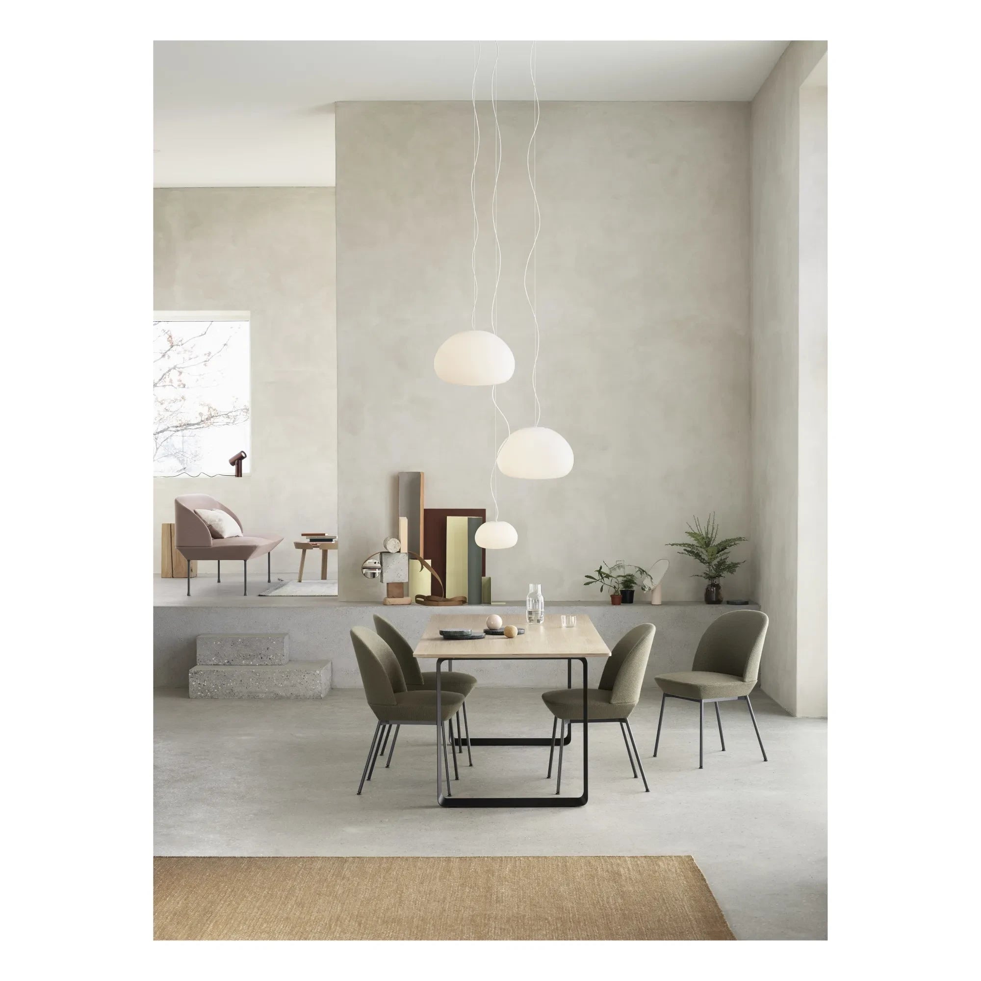 Muuto - Lámpara Colgante Fluid | Blanca