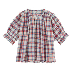 Emile et Ida - Blusa de cuadros de algodón Khadi | Roja