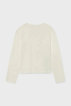 Blusa Mayoral de manga larga de algodón y elastano para niños