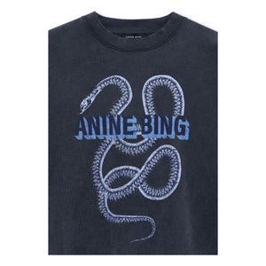 Anine Bing - Sudadera Harvey Snake | Negro